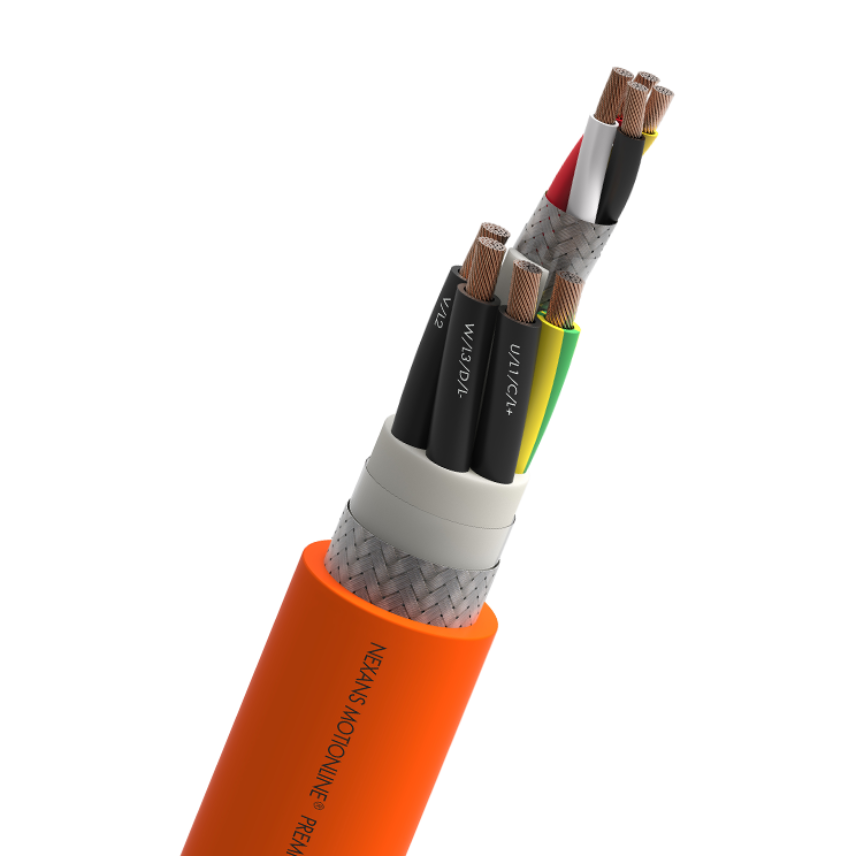SERVO CABLES WITH INNER JACKET ACC. TO NEXANS MOTIONLINE® STANDARD WITH STAR QUAD
