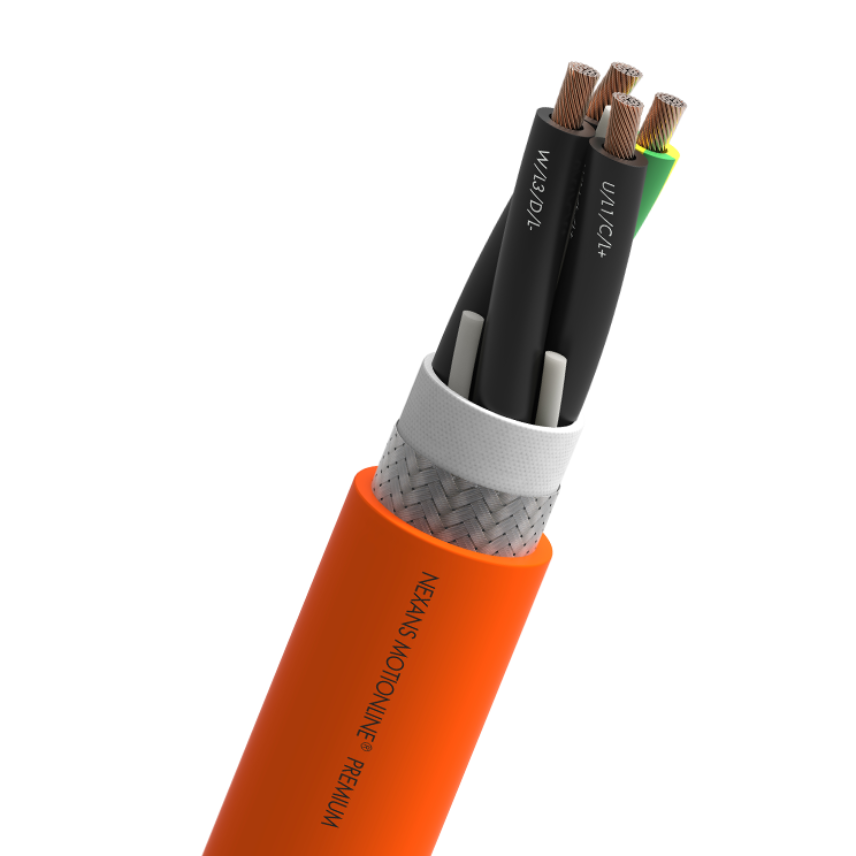SERVO CABLES WITH LOW CAPACITANCE ACC. TO SEW® STANDARD