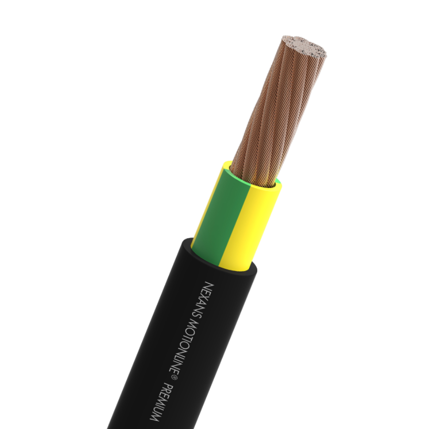 SINGLE CORE POWER CABLES - GREEN/YELLOW 1x10