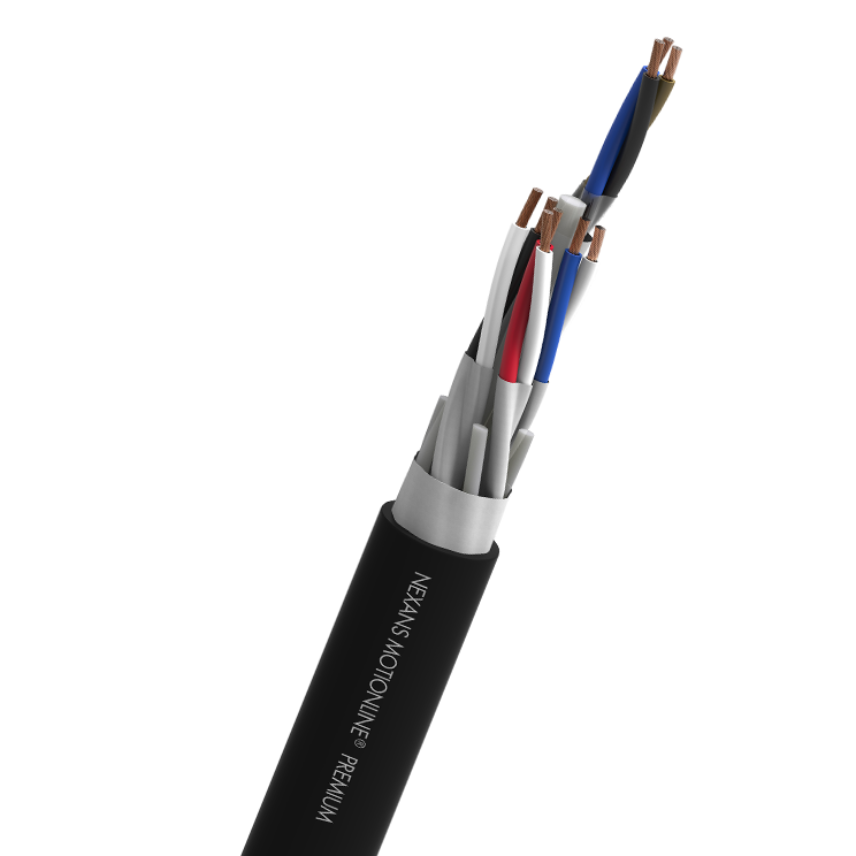 CONTROL CABLES FOR ROBOT APPLICATION 23x1,0+(2x1,0)D