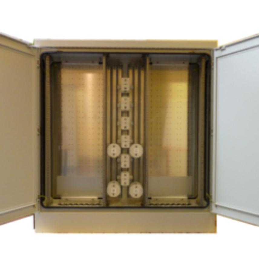 PME SP Aluminium Cabinet 19'' 2x28U 1600x1500x350
